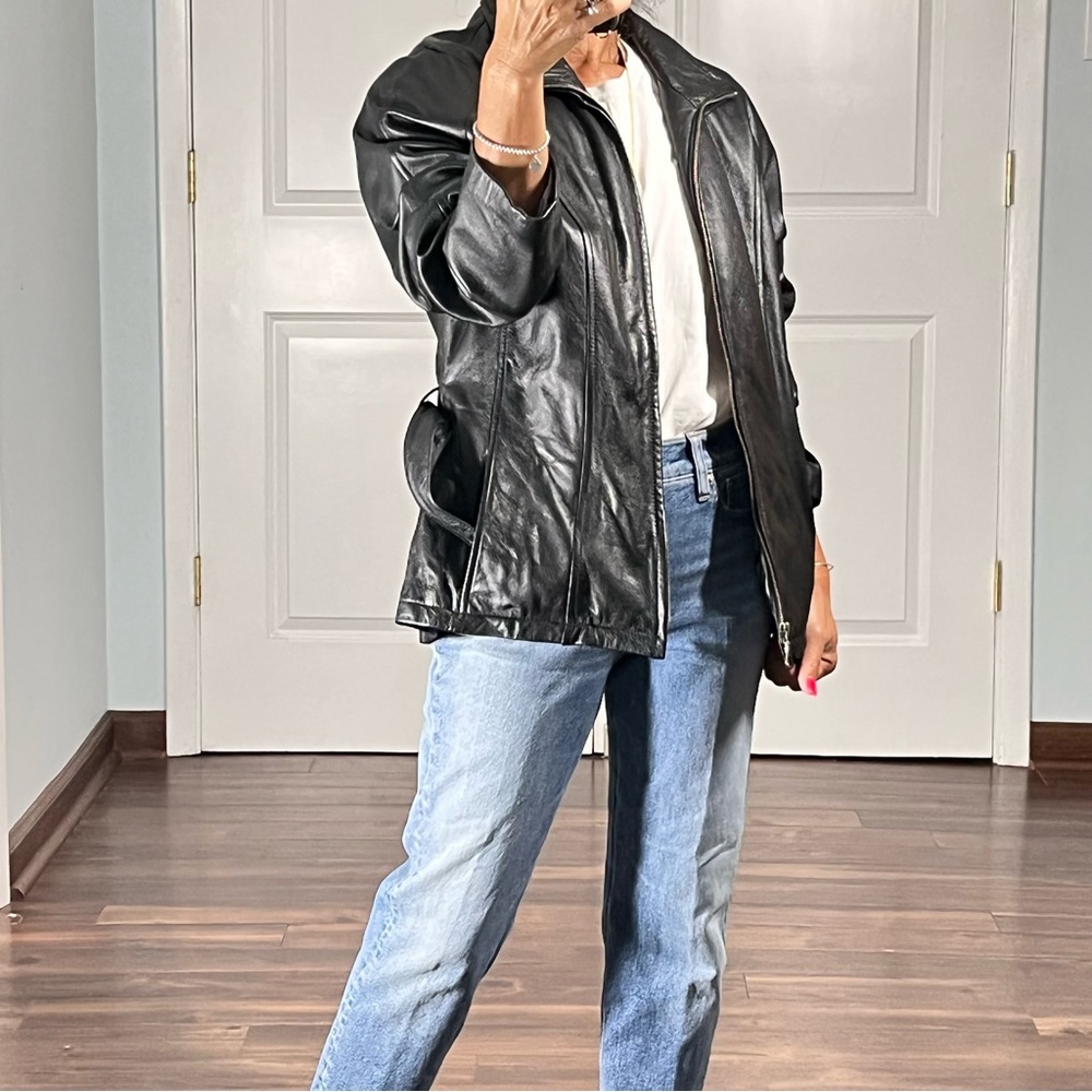 Wilsons 100% genuine leather zip up jacket detachable thinsulate  jacket… - Picture 4 of 16